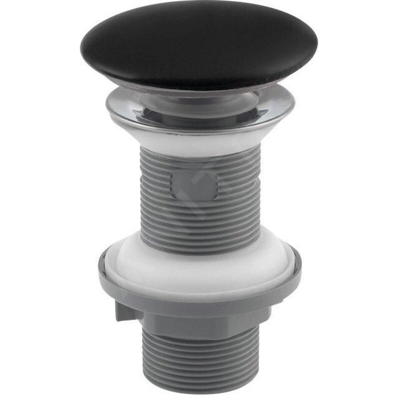 Sapho - Infinity - Bonde de lavabo, Click Clack, noir mat 38TP0163I