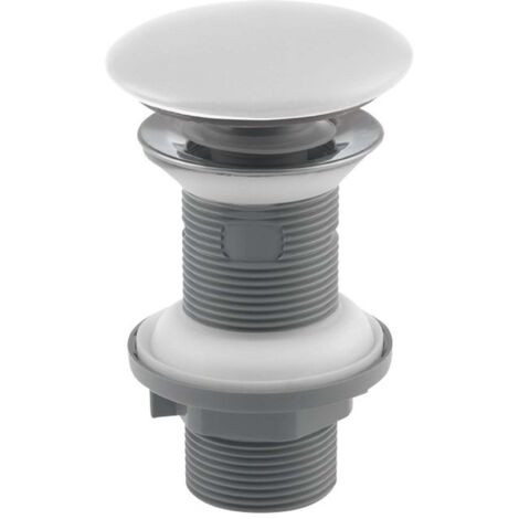Sapho Infinity - Desagüe de lavabo, Click Clack, blanco mate 38TP0166I