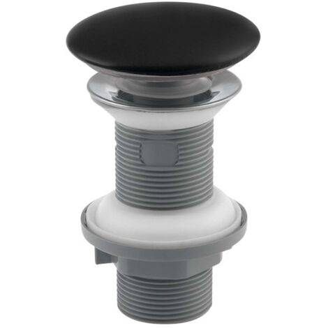 Sapho Infinity - Desagüe de lavabo, Click Clack, negro mate 38TP0163I