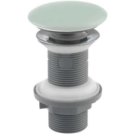 Sapho Infinity - Piletta di scarico Click-Clack per lavabo, verde menta 38TP0168I