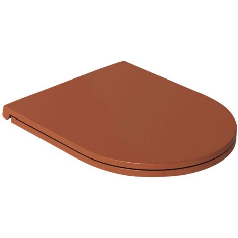 Sapho Infinity - Siège WC, Slim, SoftClose, terracotta 40KF0548I-S
