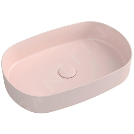 Sapho Infinity - Vasque à poser, 550x360 mm, sans trop-plein, rose saumon 10NF65055-2S