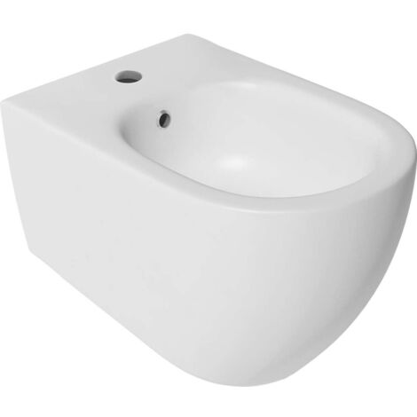 Sapho Infinity - Wandbidet, Hahnloch, weiß matt 10NF41001-2L