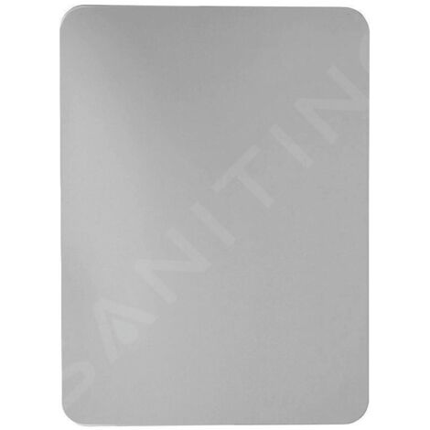 Sapho Ishape - Miroir 50x70 cm, rectangle, angles arrondis, sans fixation AG457