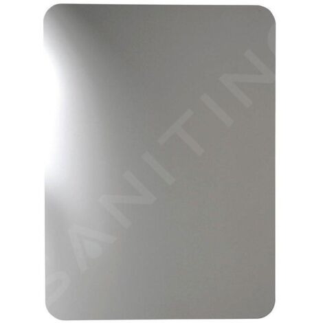 Sapho Ishape - Miroir 50x90 cm, rectangle, angles arrondis, sans fixation AG495