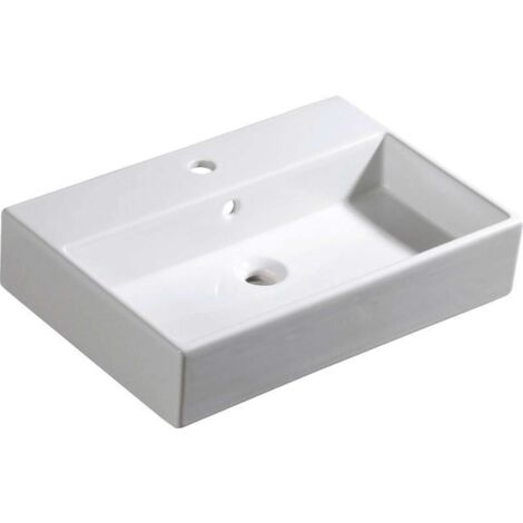 Sapho Isvea Purity - Aufsatzwaschtisch 60x42 cm, weiß 10PL50060