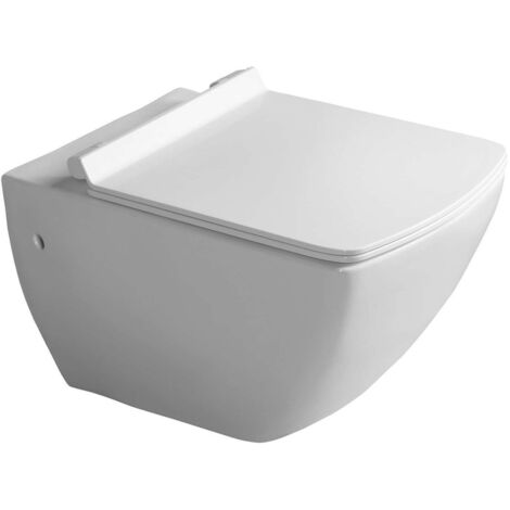 Sapho Isvea Purity - Cuvette de toilette suspendue, blanc 10PL02007