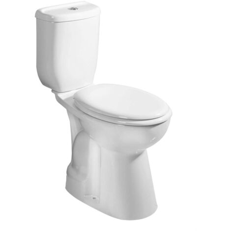 Sapho Keramika - WC combinado, sin barreras, desagüe inferior, blanco BD301.410.00