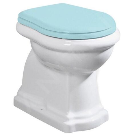 Sapho Kerasan Retro - WC à poser, évacuation par le bas, blanc 101001