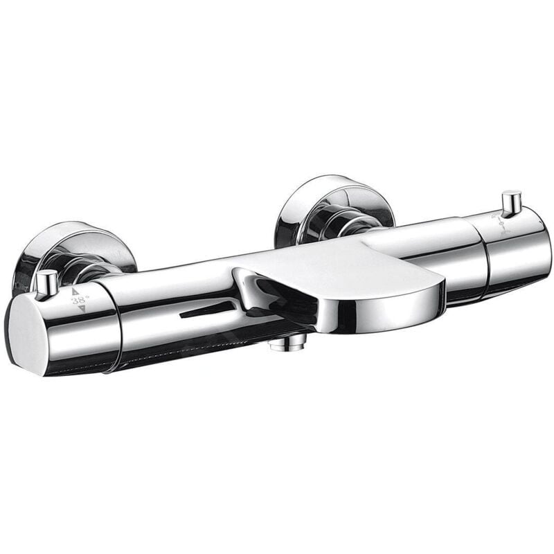 Kimura - Mitigeur thermostatique de baignoire, chrome KU292 - Sapho