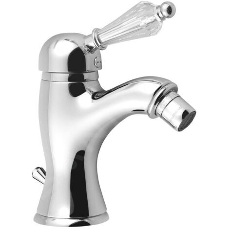 Sapho Kirké - Mitigeur de bidet Crystal, avec bonde, chrome KI03KC