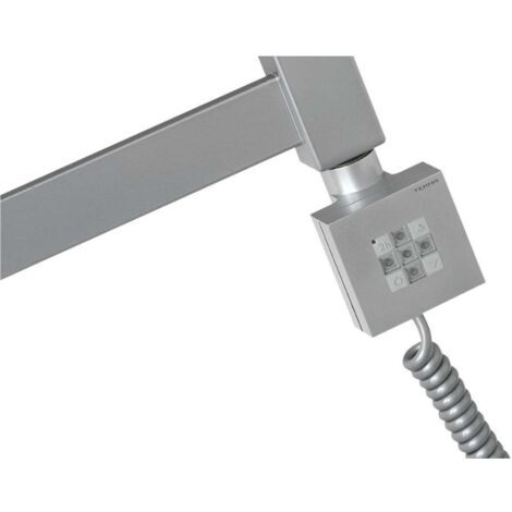Sapho KTX - Tige de chauffage avec thermostat, 600 W, argent KTX-S-600
