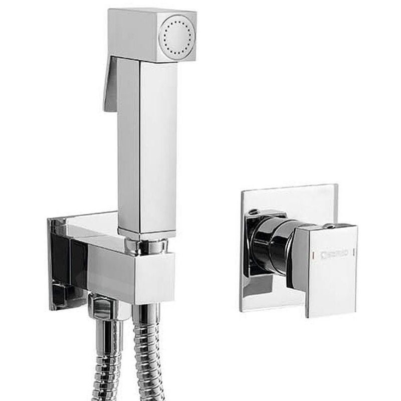 Sapho - Latus - Robinet de bidet encastré, avec douchette, chrome 1102-40-01