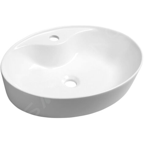 Sapho Lavabos - Lavabo Mariana 580x415 mm, sans trop-plein, blanc AR483