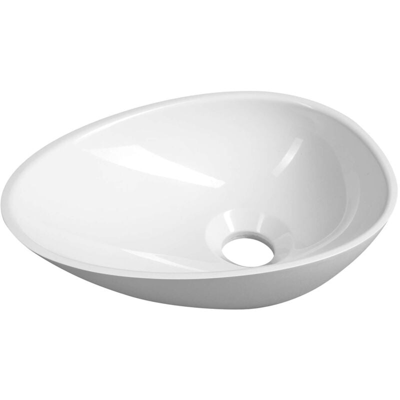 Vasque à poser, 32x22cm cm, sans trop-plein, blanc KE320 - Sapho