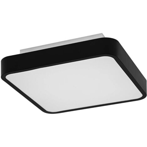Sapho Ledvance - Lámpara LED Orbis Backlight, 350x350 mm, 28W, regulable, negro AC314100055