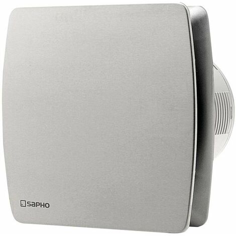 Sapho Lex - Aérateur axial pour salle de bains, 15 W, inox LX103