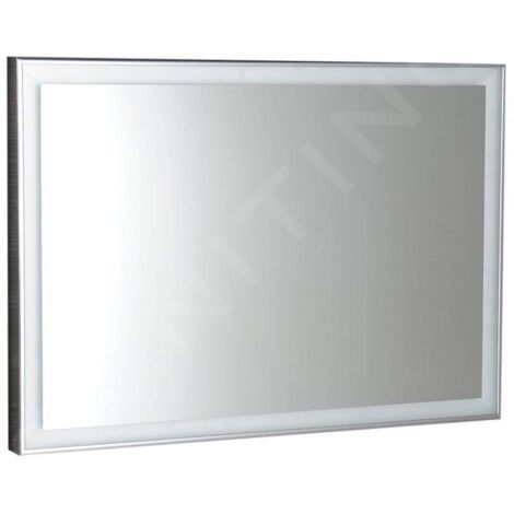 Sapho Luminar - Miroir dans un cadre 900x500 mm, avec éclairage LED, chrome NL559