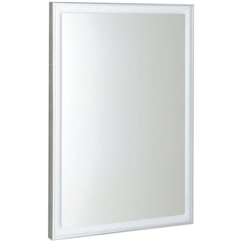 Sapho Luminar - Specchio con illuminazione LED, 60x80 cm, cromo NL557