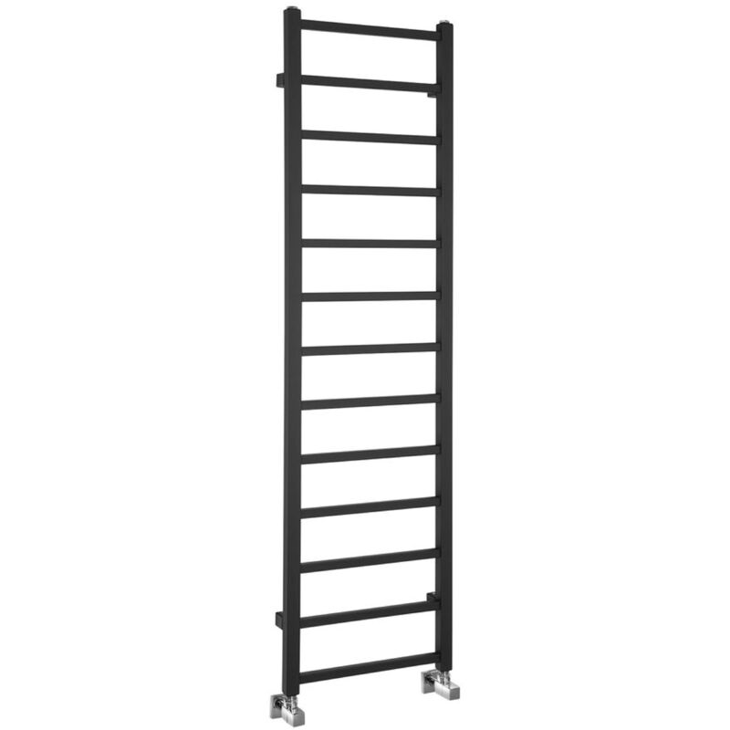 Sapho Metro Light - Sèche-serviettes 40x150 cm, 323 W, noir mat IR447TB