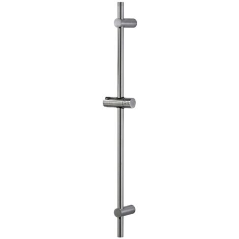 Sapho Minimal - Asta saliscendi con supporto scorrevole, 70 cm, acciaio inox MI001
