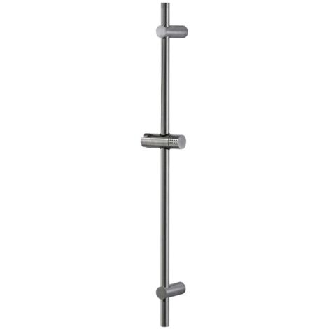 Sapho Minimal - Barra de ducha con soporte deslizante, 70 cm, acero inoxidable MI001