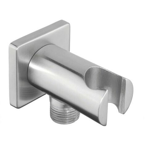 Sapho Minimal - Brausehalter mit Auslauf, Edelstahl MI035