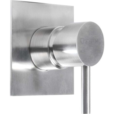 Sapho Minimal - Miscelatore da incasso per doccia con corpo, 1 uscita, acciaio inox MI041