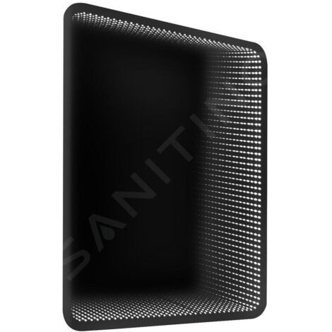 Sapho – Miroir lumineux de salle de bain 650x800 mm – Éclairage LED intégré – Effet 3D – Protection IP55 – SF115