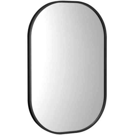 Sapho Miroirs - Miroir, 60x40 cm, noir NC245