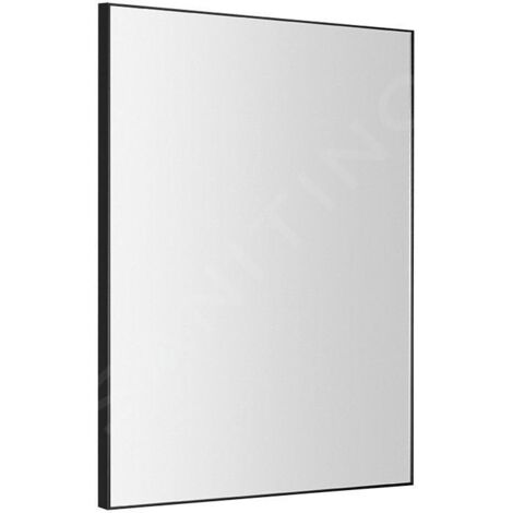 Sapho Miroirs - Miroir Arowana dans un cadre, 600x800 mm, noir mat AWB6080