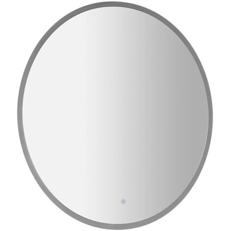 Sapho Miroirs - Miroir avec éclairage LED, diamètre 80 cm, avec touches tactiles VS080S