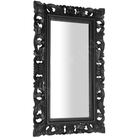 Sapho Miroirs - Miroir Samblung avec cadre, 400x700 mm, noir IN113