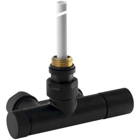 Sapho Mono One - Set di collegamento valvola, attacco centrale 50 mm, nero opaco CP2052BS