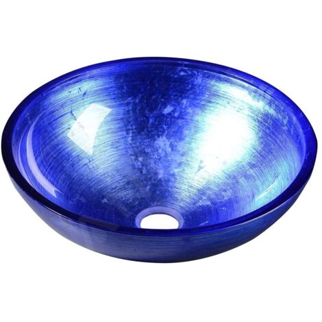 Sapho Murano - Lavabo en verre BLU, 400x140 mm, bleu AL5318-65