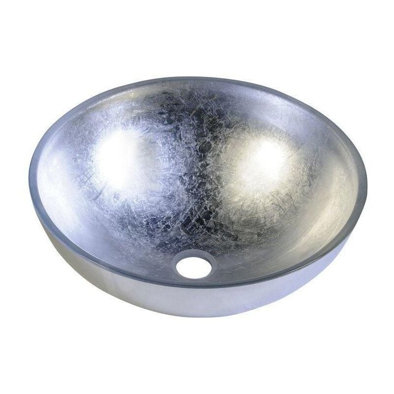 Sapho - Murano - Vasque à poser 400x140 mm, d'argent AL5318-52