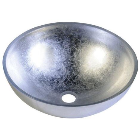 Sapho Murano - Vasque à poser 400x140 mm, d’argent AL5318-52