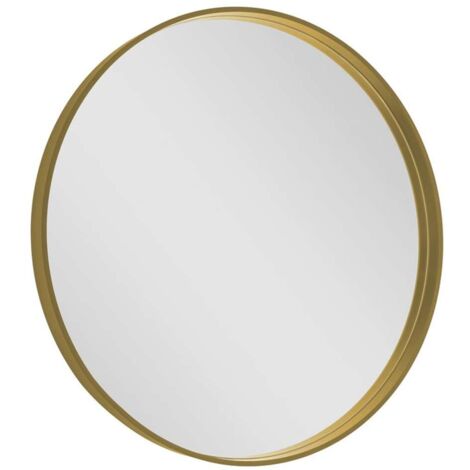Sapho Notion - Spiegel im Rahmen, Durchmesser 60 cm, Gold matt NT600G