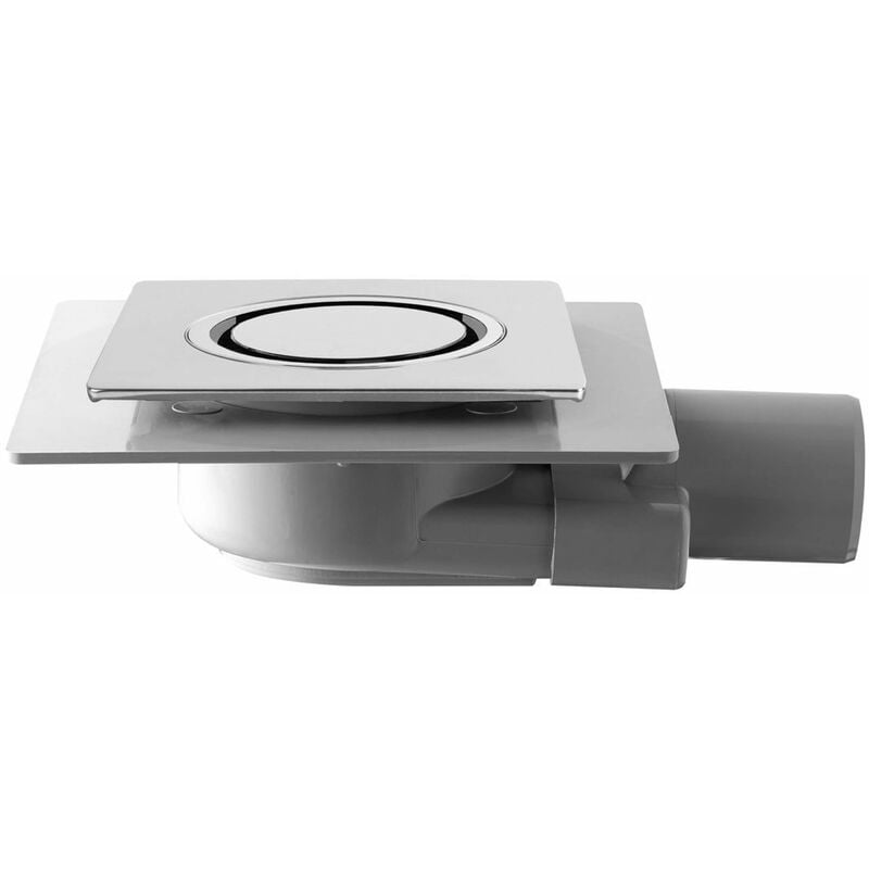 Sapho - Omp Tea Tirana - Siphon du sol latéral, abaissé, 10x10 cm, chrome 2665.295.8