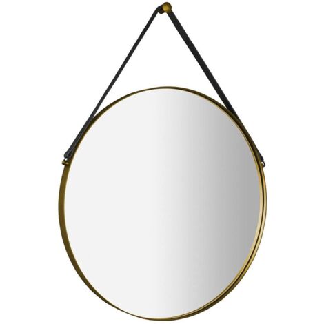 Sapho Orbiter - Espejo con marco, diámetro 60 cm, oro mate ORT060G