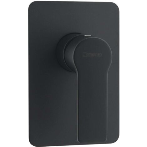 Sapho Pax - Unterputzarmatur mit Einbaukörper, schwarz matt XA41/15