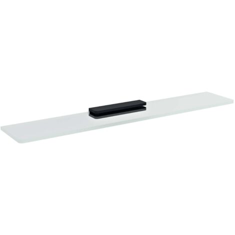 Sapho Pirenei - Étagère, longueur 60 cm, verre transparent/noir MY009B-14