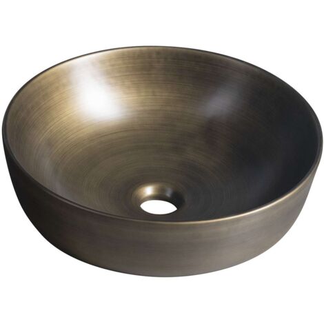 Sapho Priori - Lavabo, diámetro 42 cm, bronce PI032