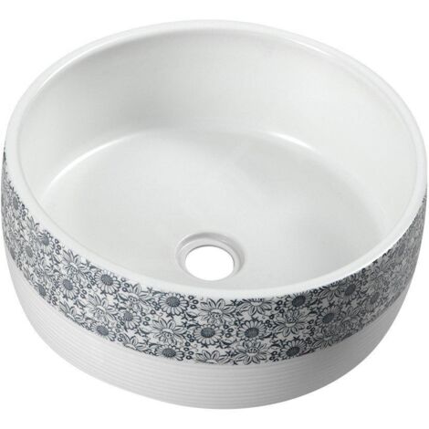 Sapho Priori - Vasque, diamètre 410 mm, sans trop-plein, blanc PI027