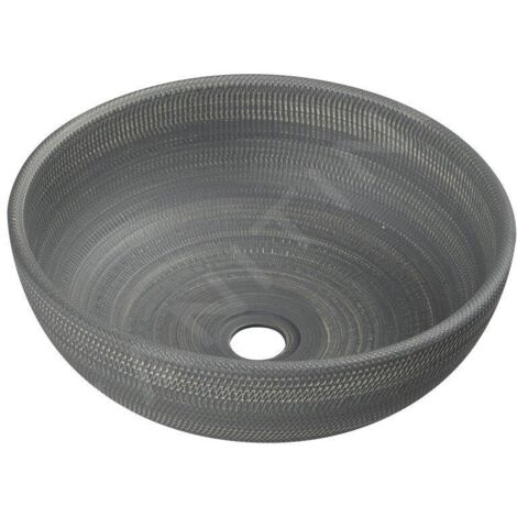 Sapho Priori - Vasque, diamètre 410 mm, sans trop-plein, gris PI024