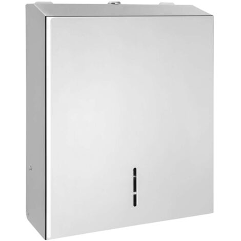 Sapho Programas de hoteles - Dispensador de toallas de papel 285x370x105 mm, acero inoxidable pulido XP048