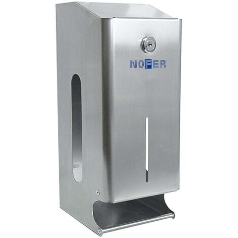 Sapho Programas de hoteles - Dispensador para 2 rollos de papel higiénico, acero inoxidable 05101.B