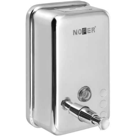 Sapho Programas de hoteles - Dosificador de jabón líquido, 1200 ml, acero inoxidable 03041.B