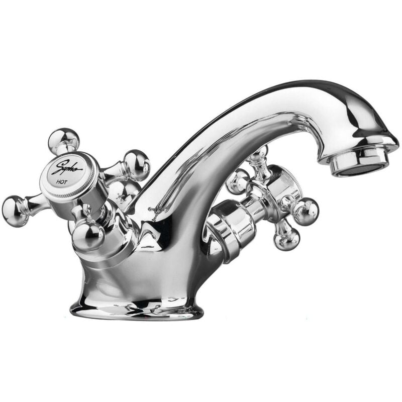 Sapho - Reitano Rubinetteria Antea - Mitigeur de lavabo avec bonde, chrome 3171