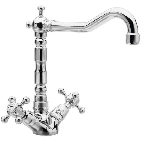 Sapho Reitano Rubinetteria Antea - Mitigeur de lavabo avec bonde, chrome 3371